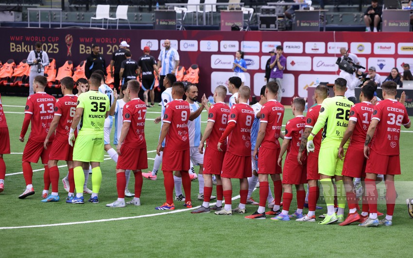 Bakıda keçirilən dünya çempionatında Çexiya Argentinanı məğlub edib