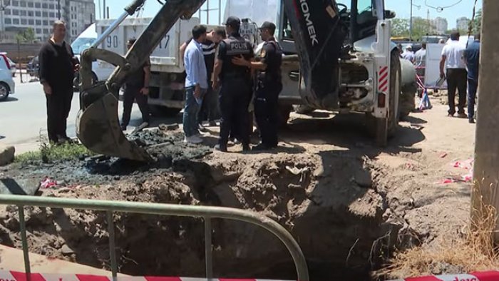 Bakıda kanalizasiyaya düşən gəncin meyiti tapılıb