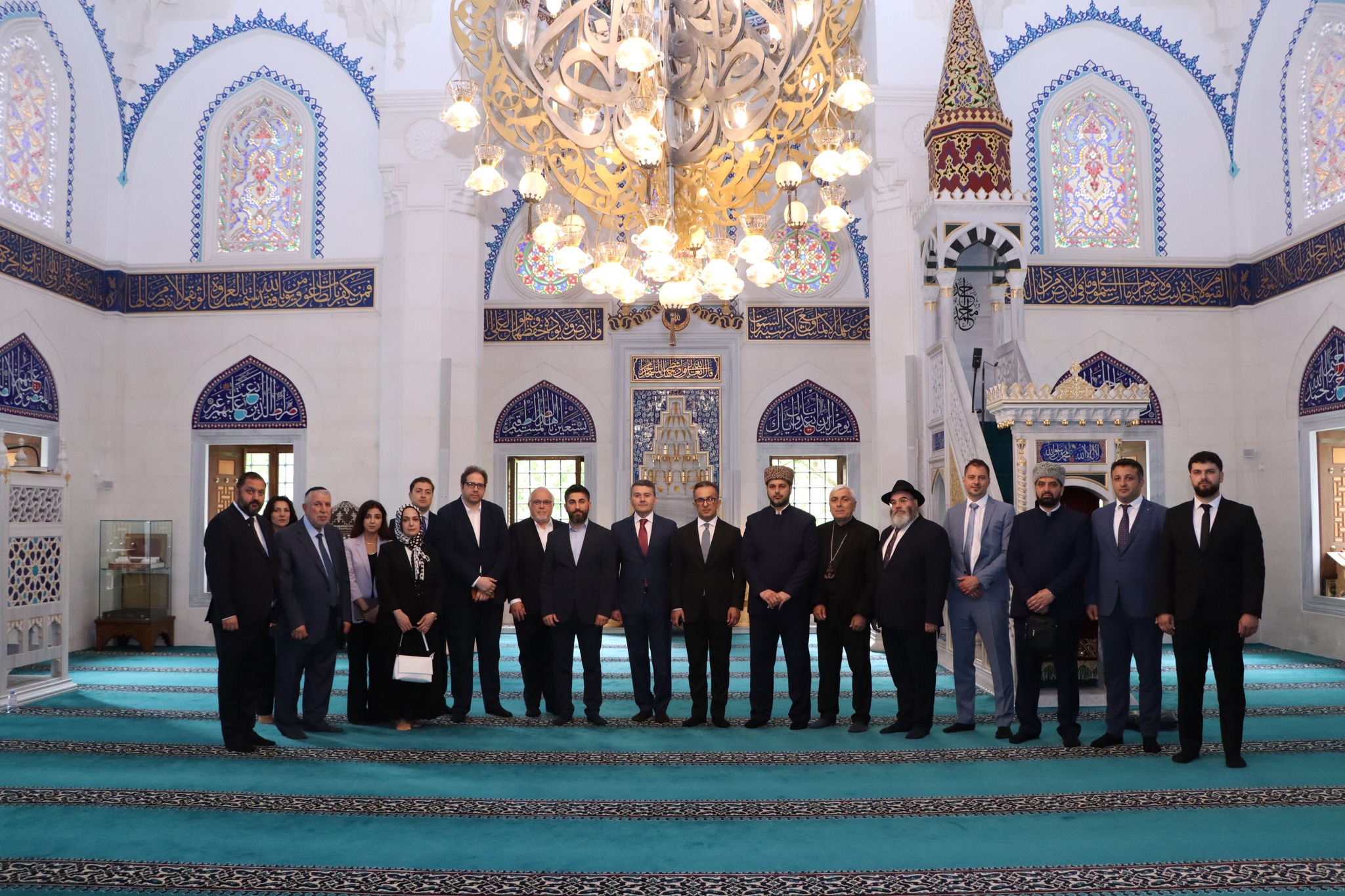 Almaniyanın paytaxtı Berlin şəhərində yerləşən “Şəhidlik” məscidi ziyarət olunub.