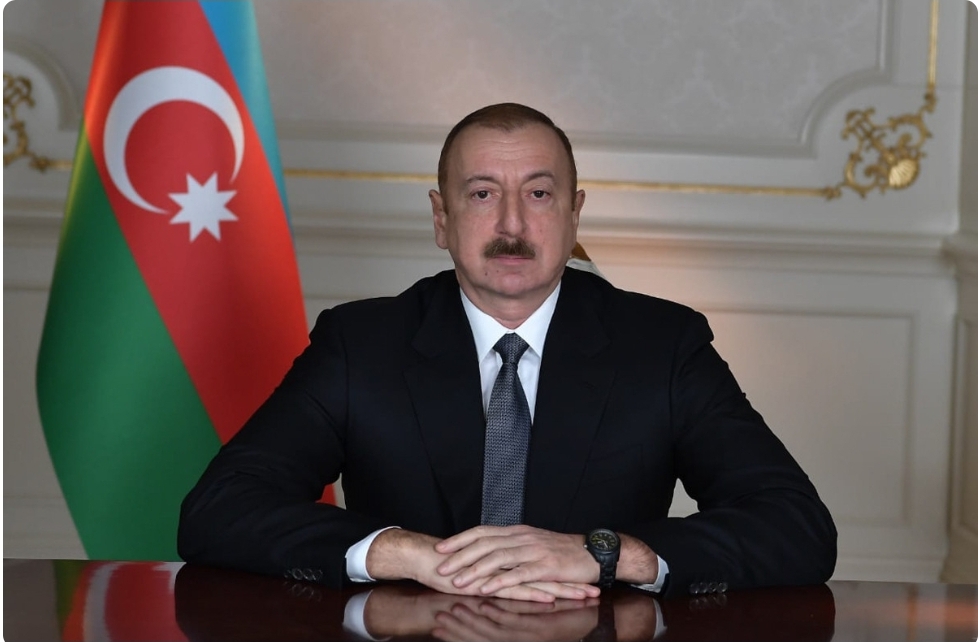 Prezident İlham Əliyev Şuşa Qlobal Media Forumundakı  çıxışını paylaşdığına görə Trampa  təşəkkür edib