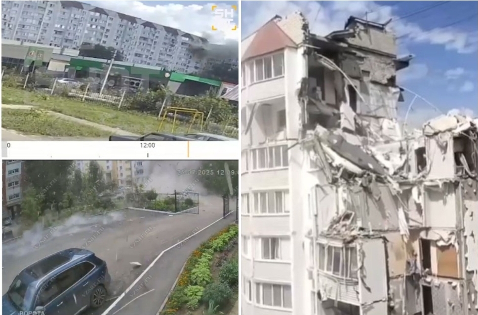 Rusiyanın Saratov şəhərində yaşayış binasında baş verən partlayışın ardınca dağıntılar altından yeddi cəsəd çıxarılıb
