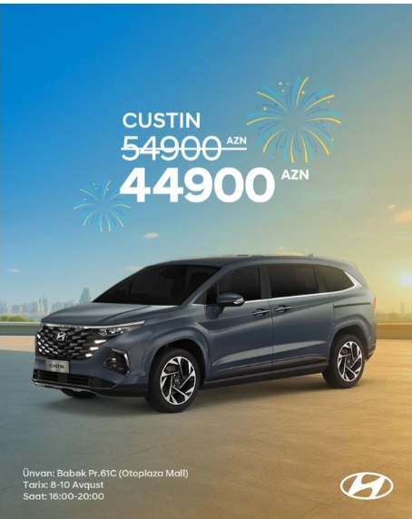 Avtomobil almağı düşünürsünüzsə, bu fürsəti qaçırmayın