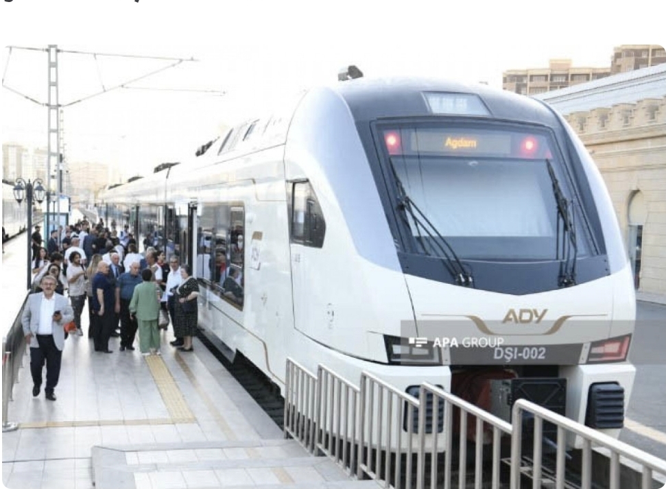 Bakıdan Ağdama ilk sərnişin qatarı yola düşüb