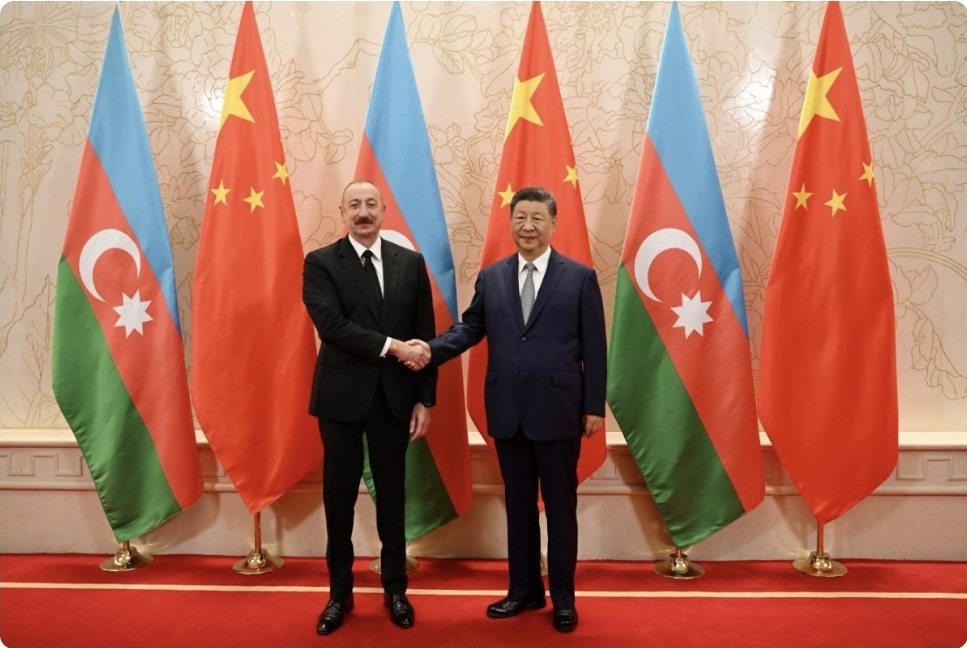 Prezident İlham Əliyevin Si Cinpin ilə görüşü keçirilib