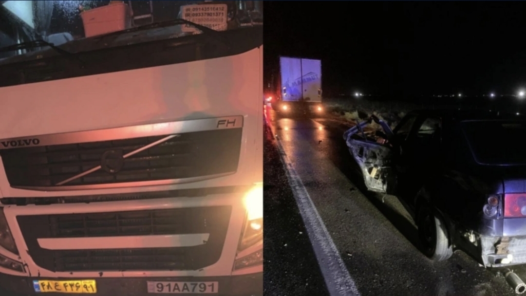 Ələt-Astara yolunda yük maşını minik avtomobilinə çırpıldı - Ölən və xəsarət alan var