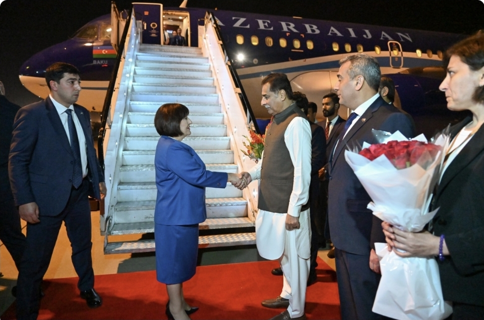 Sahibə Qafarova Pakistana işgüzar səfərə gedib