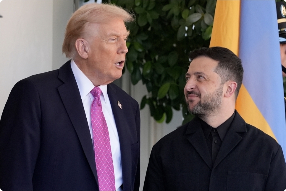 Tramp və Zelenskinin görüşü 2,5 saatdan sonra başa çatıb