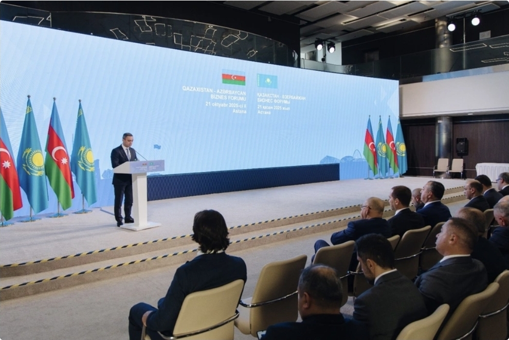 Astanada Qazaxıstan-Azərbaycan biznes forumu keçirilib