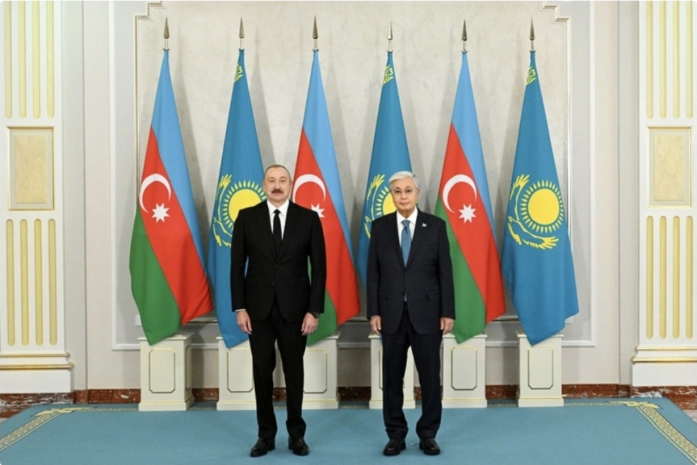 İlham Əliyev: Azərbaycanla Qazaxıstan arasında siyasi təmaslar əməkdaşlığın dərinləşdirilməsi üçün zəmin yaradır