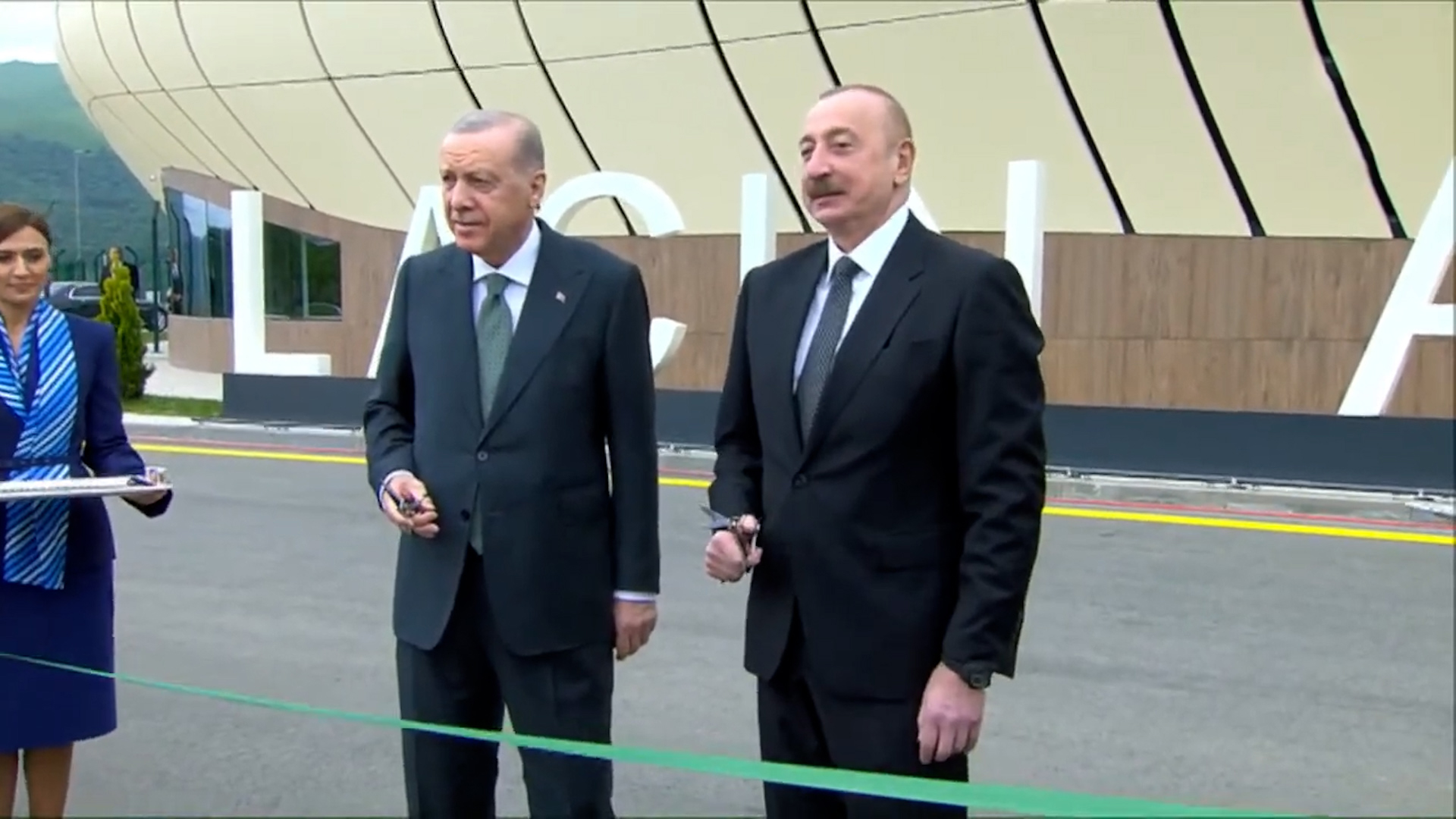 Laçın Beynəlxalq Hava Limanının açılışı olub
