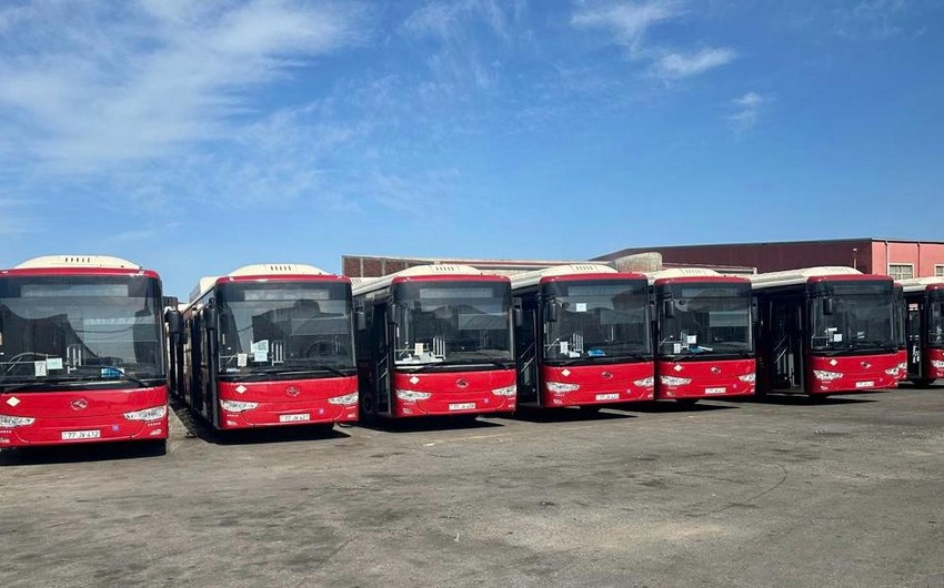 Bakıda daha bir marşrut xəttində avtobuslar yenilənir.