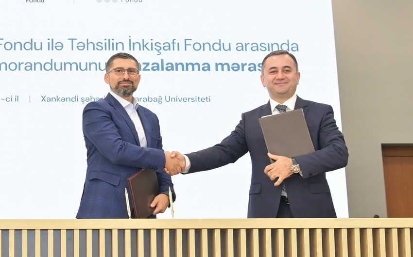 Fond Qarabağ Universitetinin 50 tələbəsinə hər ay 200 manat təqaüd verəcək.