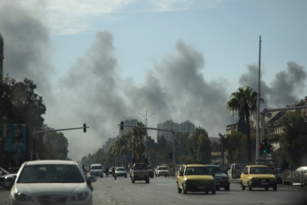 Dəməşqin qərbində üç yerdə partlayış olub
