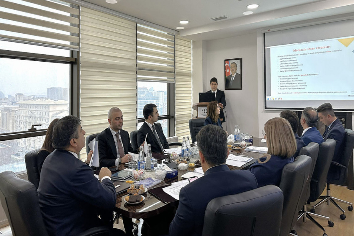 HEQT mərkəzinin 2025-ci il üzrə fəaliyyətinə dair hesabatı dinlənilib