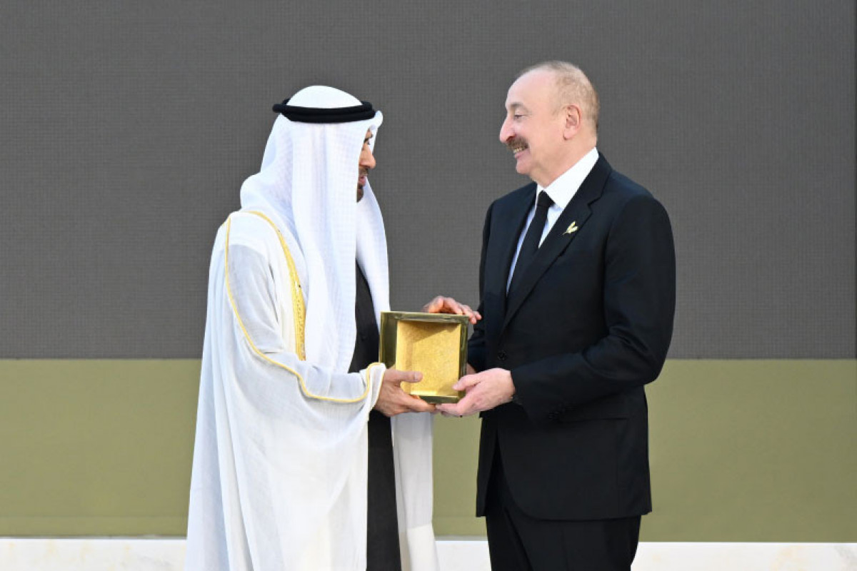 Prezident “Zayed İnsan Qardaşlığı Mükafatı”nın təqdim olunma mərasimi ilə bağlı paylaşım edib