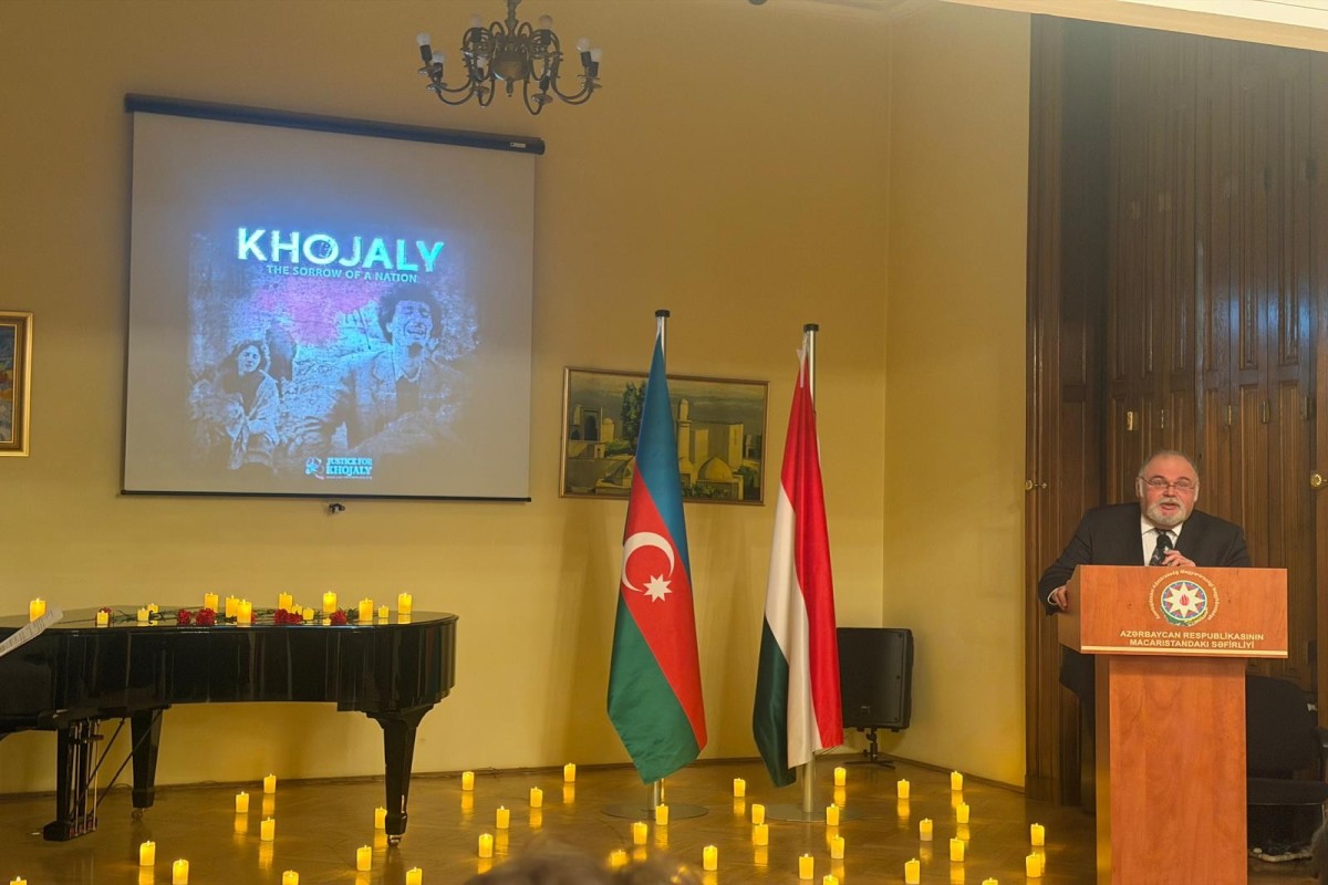 Azərbaycanın Macarıstandakı səfirliyində Xocalı soyqırımının qurbanları anılıb