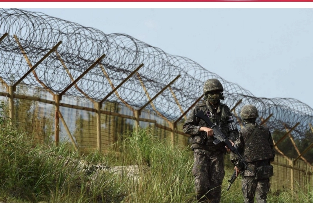 Şimali Koreya hərbçiləri demarkasiya xəttini keçdi - Xəbərdarlıq atəşi açıldı