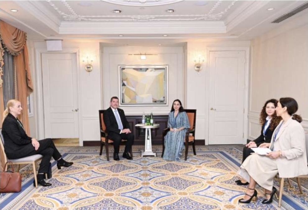 Leyla Əliyeva Ales Musarla görüşdü