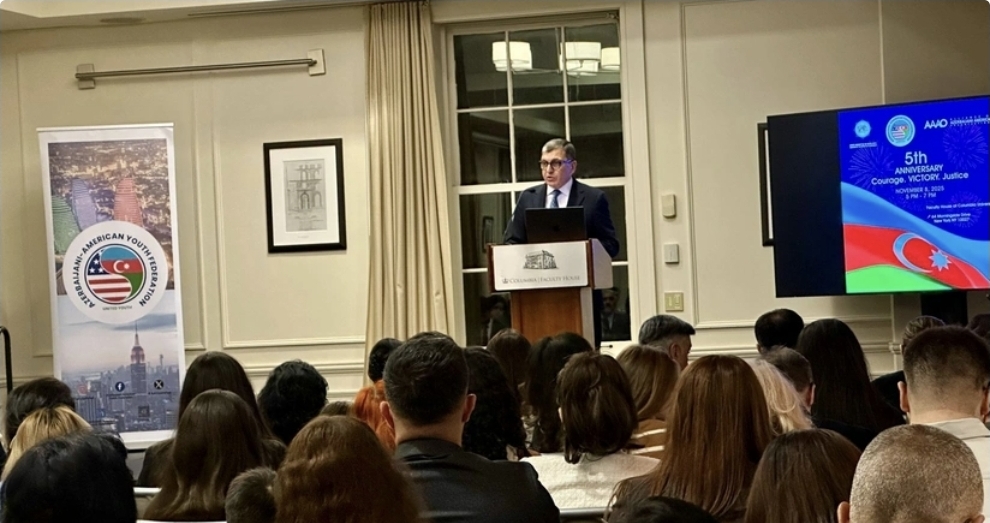 Nyu-Yorkun Kolumbiya Universitetində Azərbaycanın Zəfər Günü qeyd olunub
