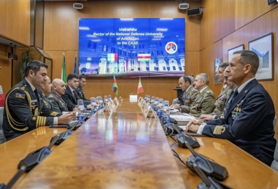 Azərbaycanla İtaliya arasında hərbi təhsil sahəsində yeni imkanlar müzakirə edilib