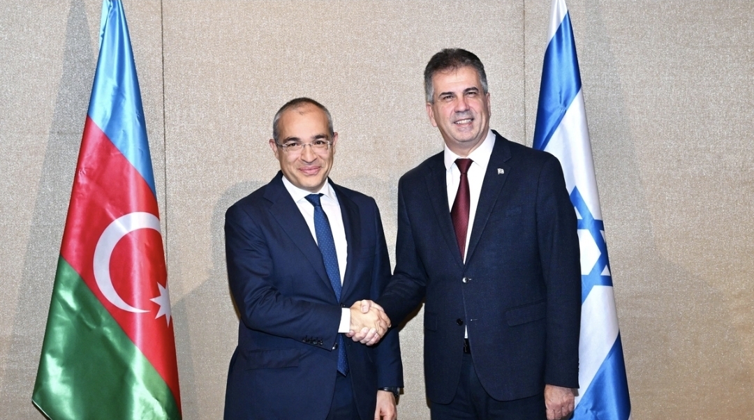 Mikayıl Cabbarov İsrailin energetika və infrastruktur naziri ilə görüşüb