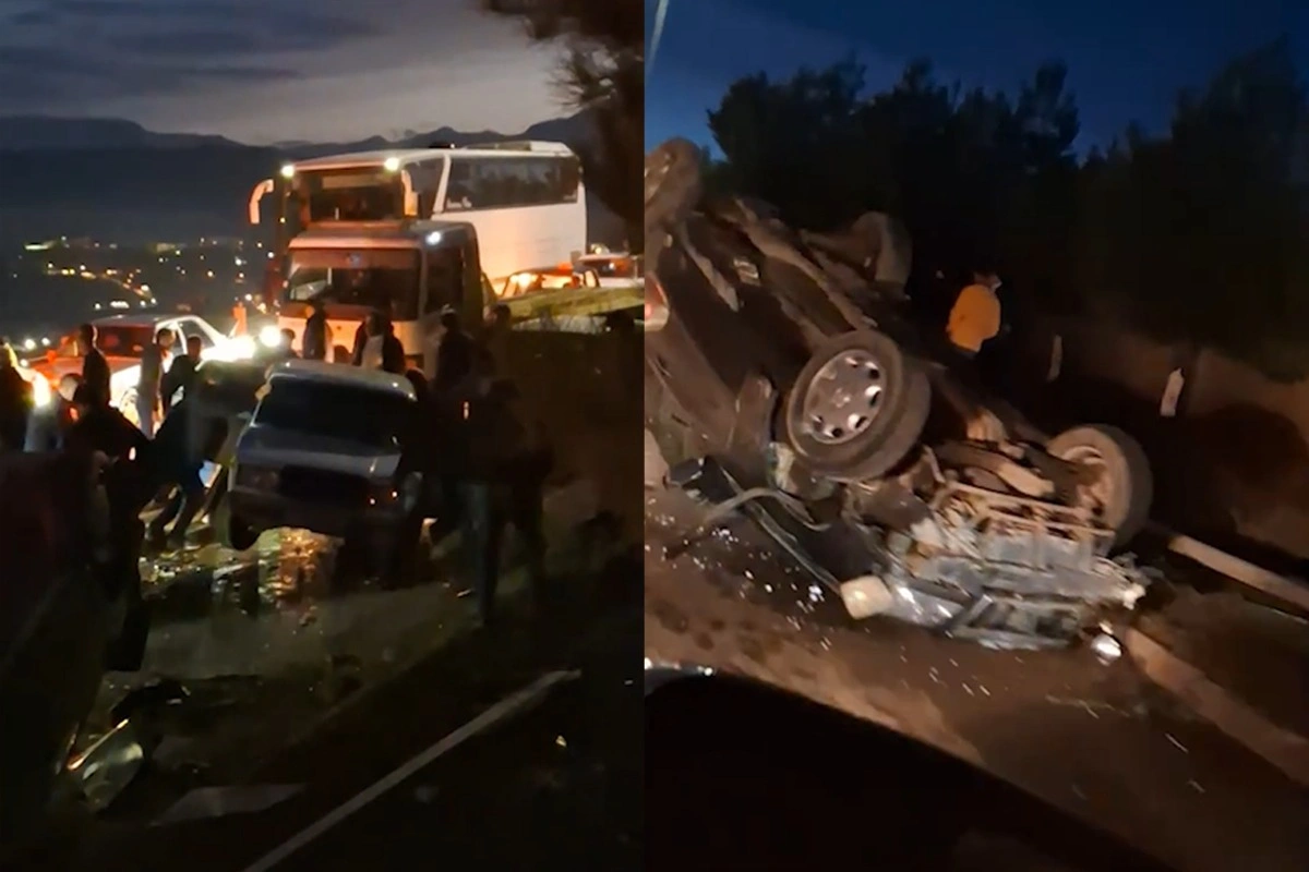 Qubadakı zəncirvari avtoqəzanın detalları məlum olub: İki qardaş xəsarət alıb